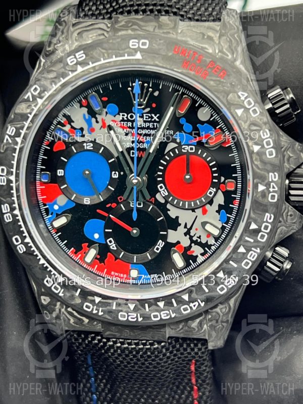 Фото 6 - Rolex Cosmograph Daytona Carbon DIW Red Blue