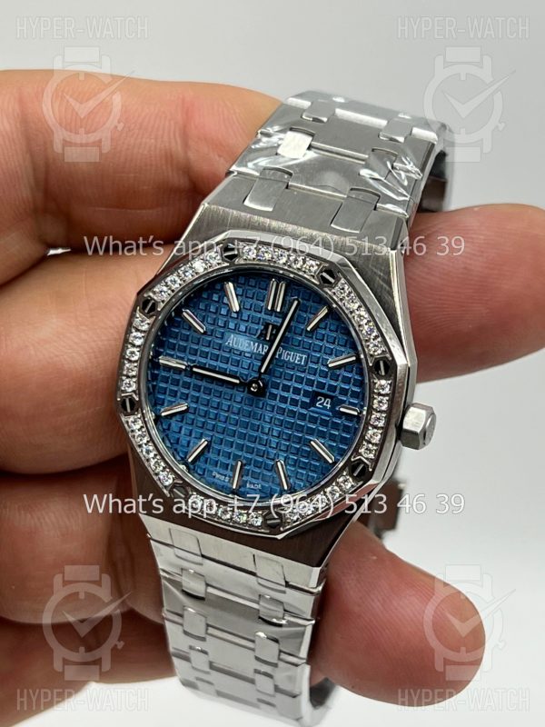 Фото 9 - Audemars Piguet Royal Oak 33mm 67651IP.ZZ.1261IP.01 Diamond