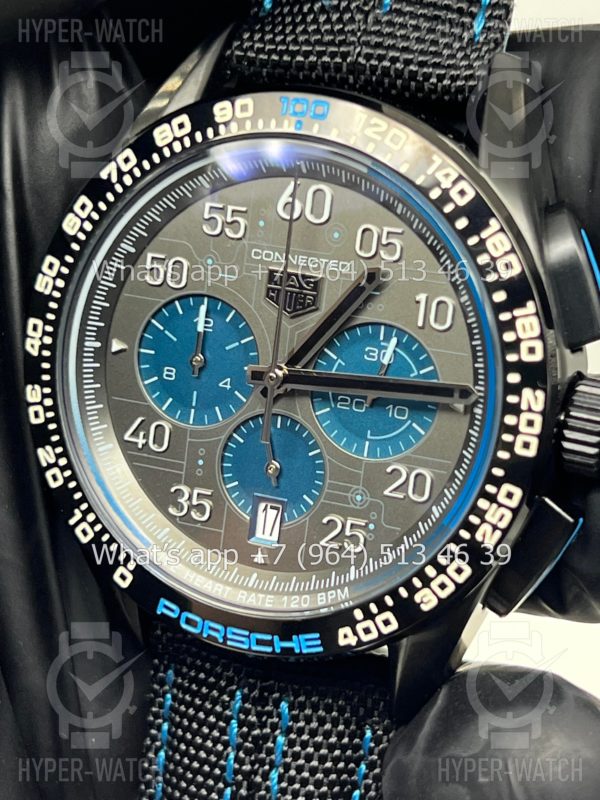 Фото 3 - TAG Heuer Carrera 45mm Porsche Connected Art 7530