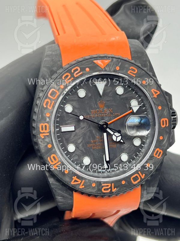 Фото 10 - Rolex GMT Master II 40mm Blaken Orange