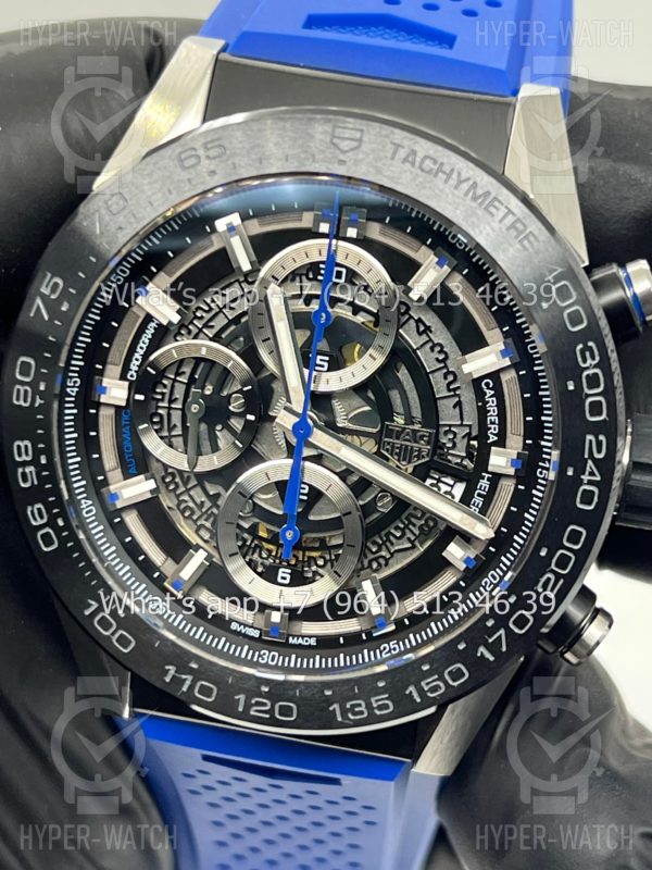 Фото 4 - TAG Heuer Carrera Calibre HEUER 01 CAR2A1T.FT6052 Blue