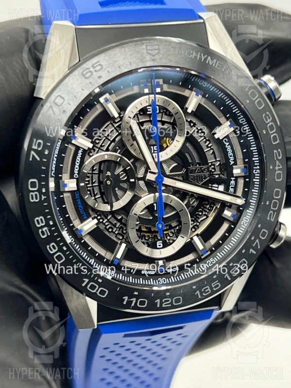 Фото 5 - TAG Heuer Carrera Calibre HEUER 01 CAR2A1T.FT6052 Blue