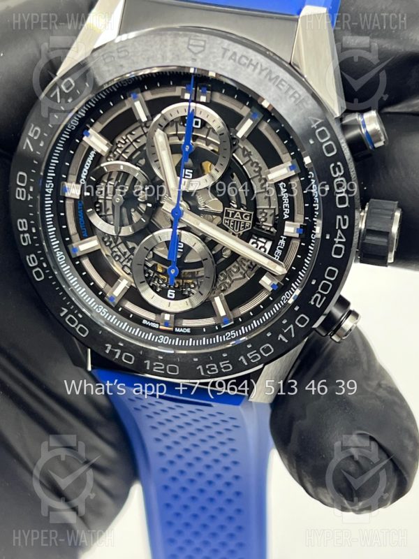 Фото 8 - TAG Heuer Carrera Calibre HEUER 01 CAR2A1T.FT6052 Blue