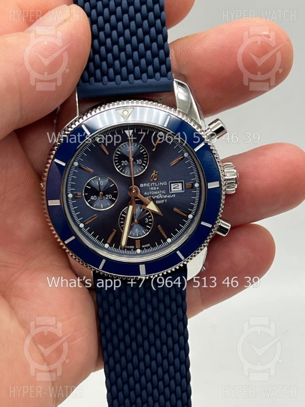 Фото 5 - Breitling Superocean Heritage Chronograph 44mm A13312161C1A1 Blue