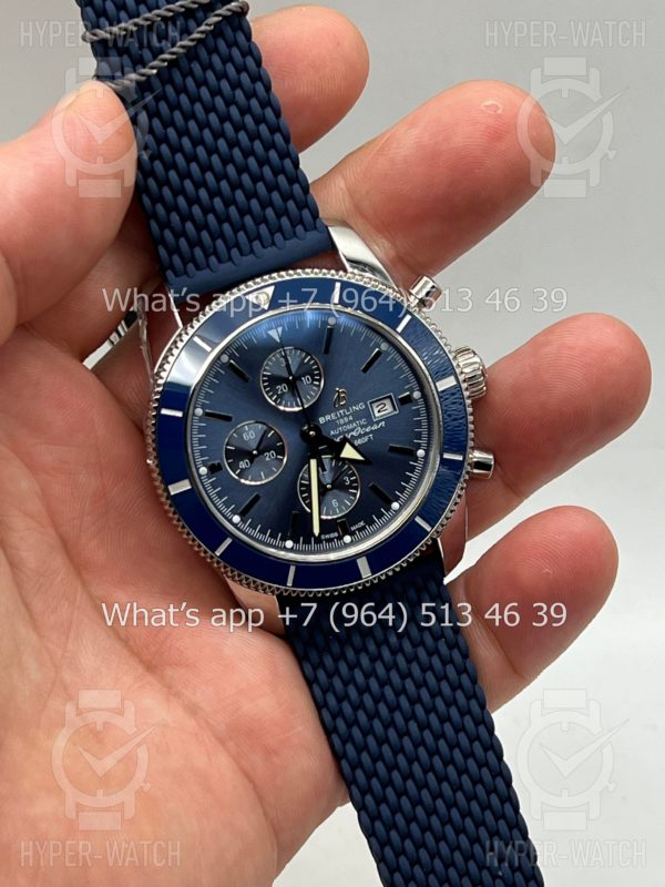 Фото 9 - Breitling Superocean Heritage Chronograph 44mm A13312161C1A1 Blue