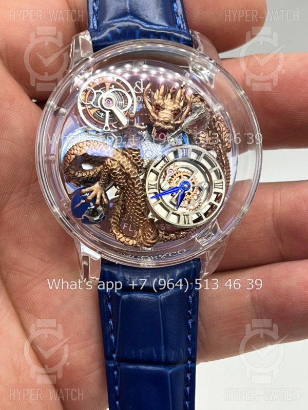 Фото 2 - Jacob & Co Astronomia Dragon Clarity AT120.60.DR.UB.CBALA