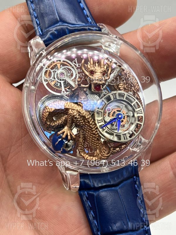 Фото 3 - Jacob & Co Astronomia Dragon Clarity AT120.60.DR.UB.CBALA