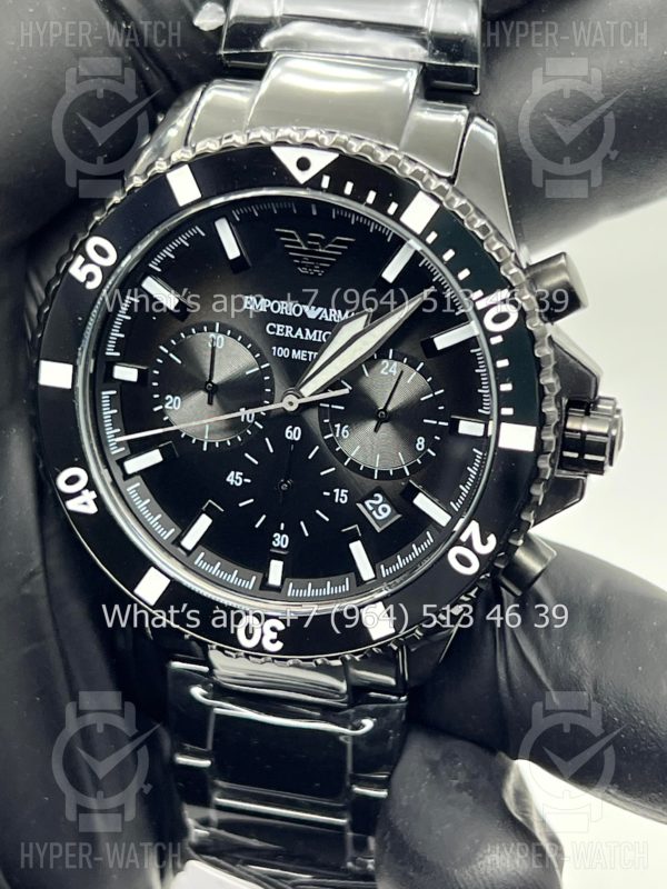 Фото 6 - Emporio Armani Diver Chronograph 43mm AR70010 Art 7711