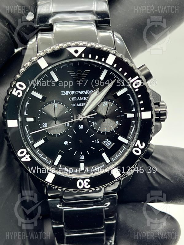 Фото 7 - Emporio Armani Diver Chronograph 43mm AR70010 Art 7711