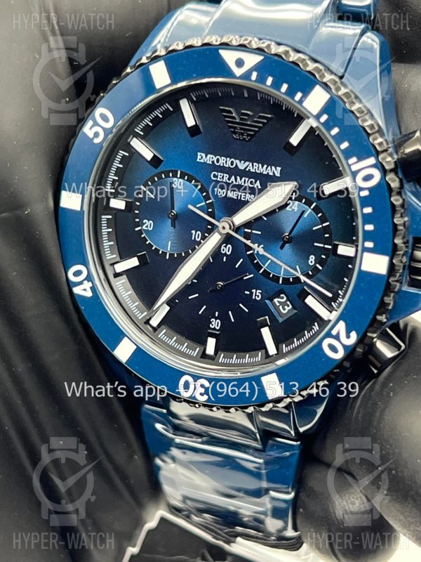 Фото 2 - Emporio Armani Diver Chronograph 43mm AR70009 Art 7712