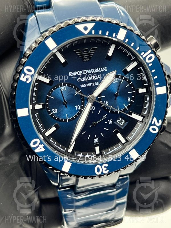 Фото 4 - Emporio Armani Diver Chronograph 43mm AR70009 Art 7712