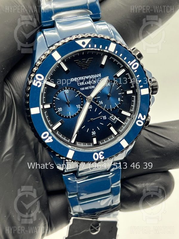 Фото 6 - Emporio Armani Diver Chronograph 43mm AR70009 Art 7712