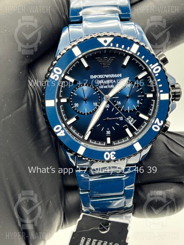 Фото 7 - Emporio Armani Diver Chronograph 43mm AR70009 Art 7712