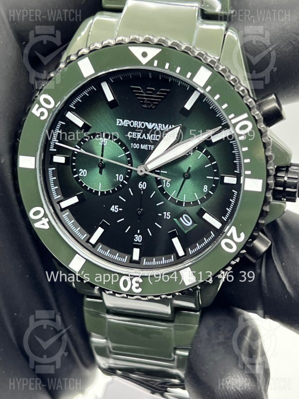 Фото 8 - Emporio Armani Diver Chronograph 43mm AR70011 Art 7713