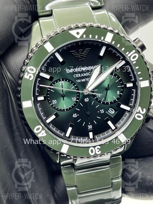 Фото 9 - Emporio Armani Diver Chronograph 43mm AR70011 Art 7713