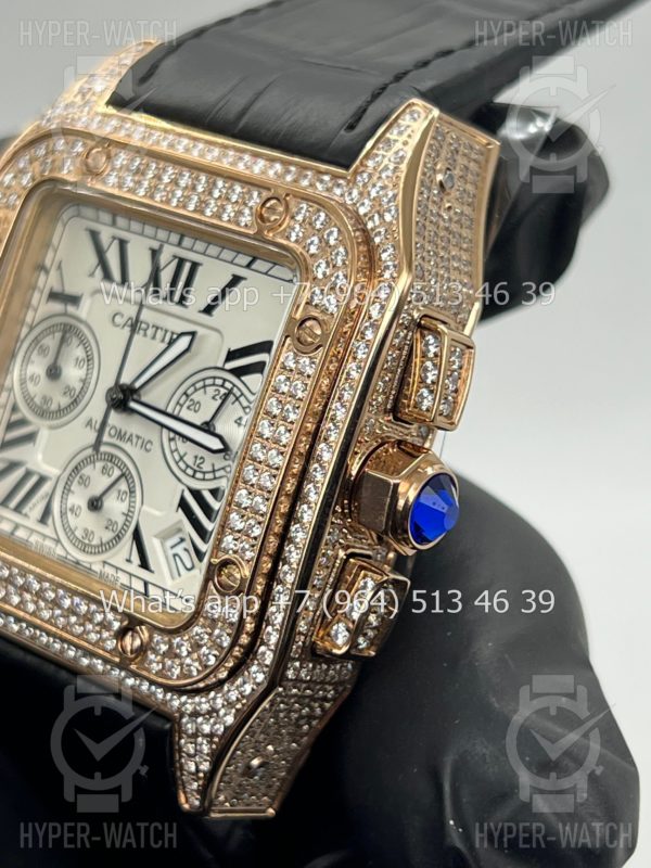 Фото 6 - Cartier Santos 100 XL Chronograph 41mm Art 7867