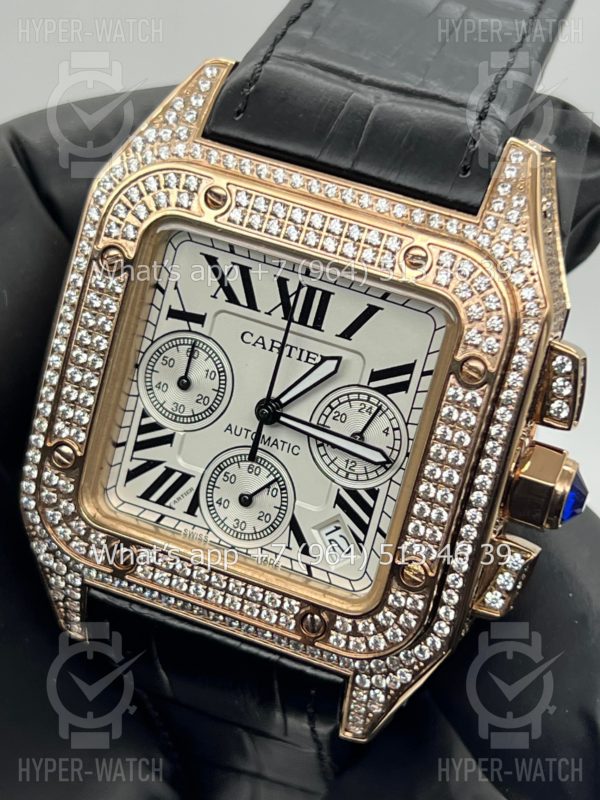 Фото 7 - Cartier Santos 100 XL Chronograph 41mm Art 7867