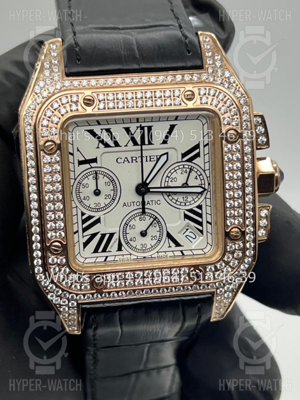 Фото 8 - Cartier Santos 100 XL Chronograph 41mm Art 7867