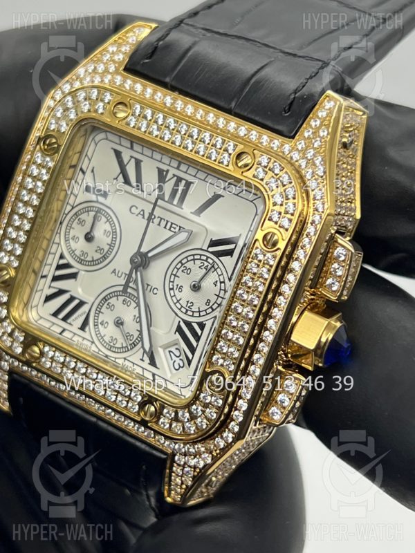 Фото 9 - Cartier Santos 100 XL Chronograph 41mm Art 7868