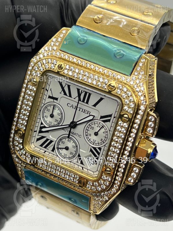 Фото 3 - Cartier Santos 100 XL Chronograph 41mm Art 7869