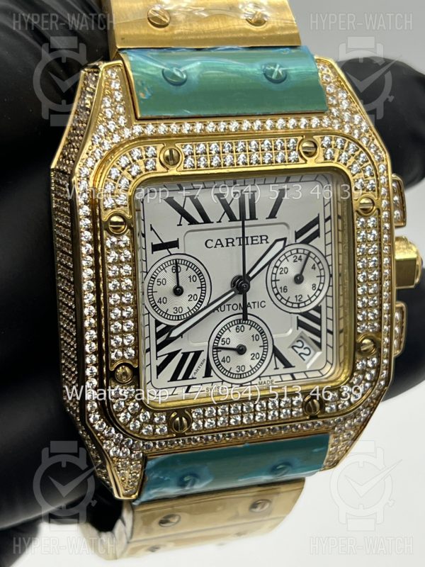 Фото 7 - Cartier Santos 100 XL Chronograph 41mm Art 7869