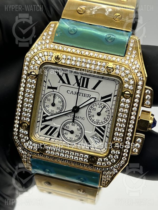 Фото 8 - Cartier Santos 100 XL Chronograph 41mm Art 7869