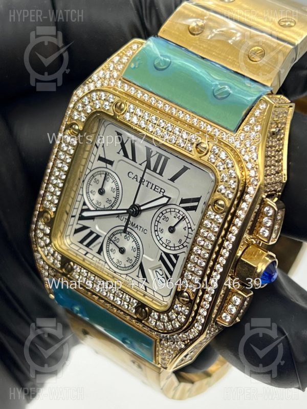 Фото 9 - Cartier Santos 100 XL Chronograph 41mm Art 7869