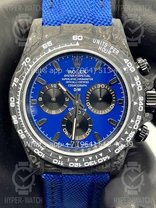 Фото 8 - Rolex Cosmograph Daytona Carbon DIW Miami Blue