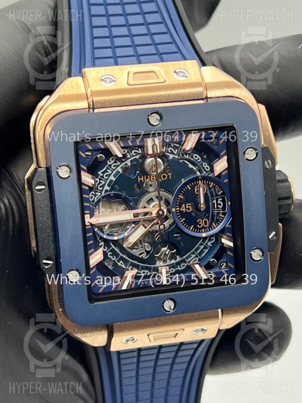 Фото 8 - Hublot Square Bang Unico 42mm 821.OL.5180.RX