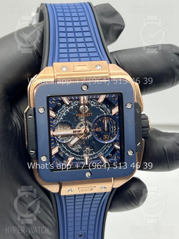 Фото 9 - Hublot Square Bang Unico 42mm 821.OL.5180.RX