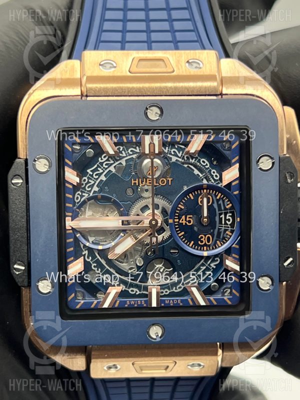 Фото 10 - Hublot Square Bang Unico 42mm 821.OL.5180.RX