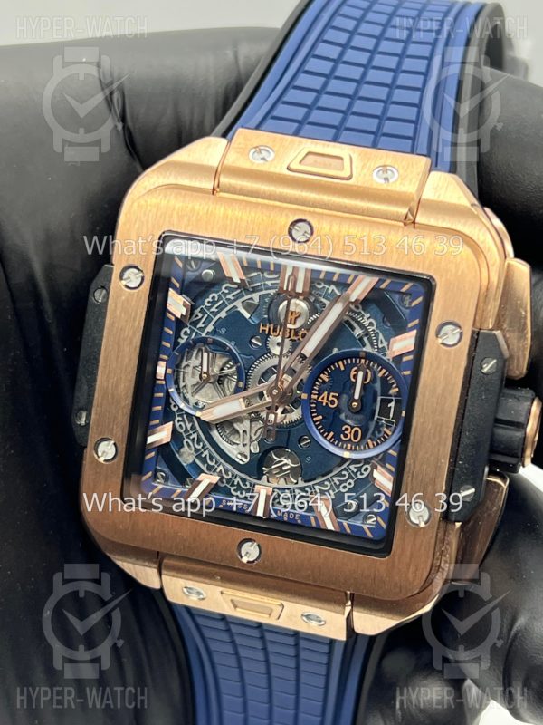 Фото 9 - Hublot Square Bang Unico 42mm 821.OX.5180.RX