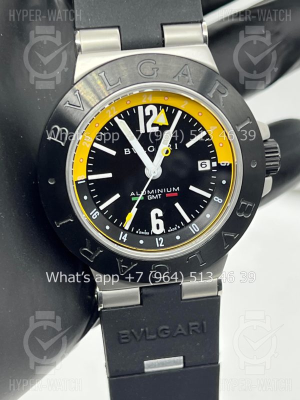 Фото 6 - Bvlgari Diagono Aluminium GMT 40mm Art 8246