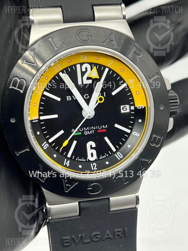 Фото 7 - Bvlgari Diagono Aluminium GMT 40mm Art 8246