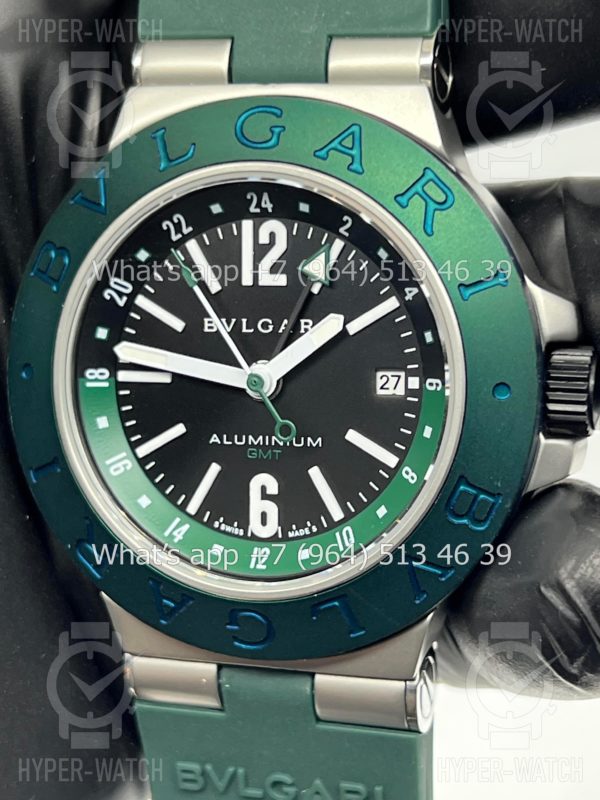 Фото 5 - Bvlgari Diagono Aluminium GMT 40mm Art 8249