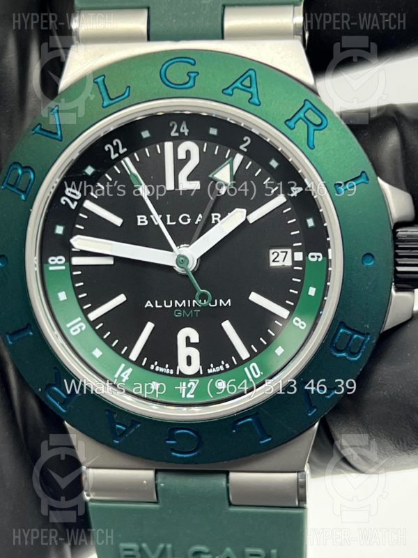 Фото 6 - Bvlgari Diagono Aluminium GMT 40mm Art 8249