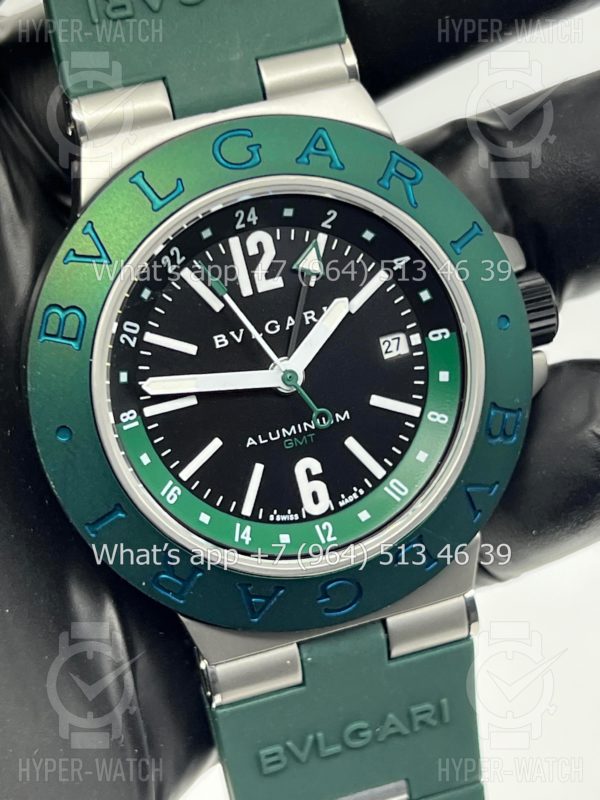 Фото 7 - Bvlgari Diagono Aluminium GMT 40mm Art 8249