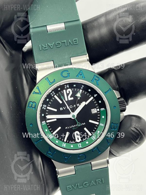 Фото 8 - Bvlgari Diagono Aluminium GMT 40mm Art 8249