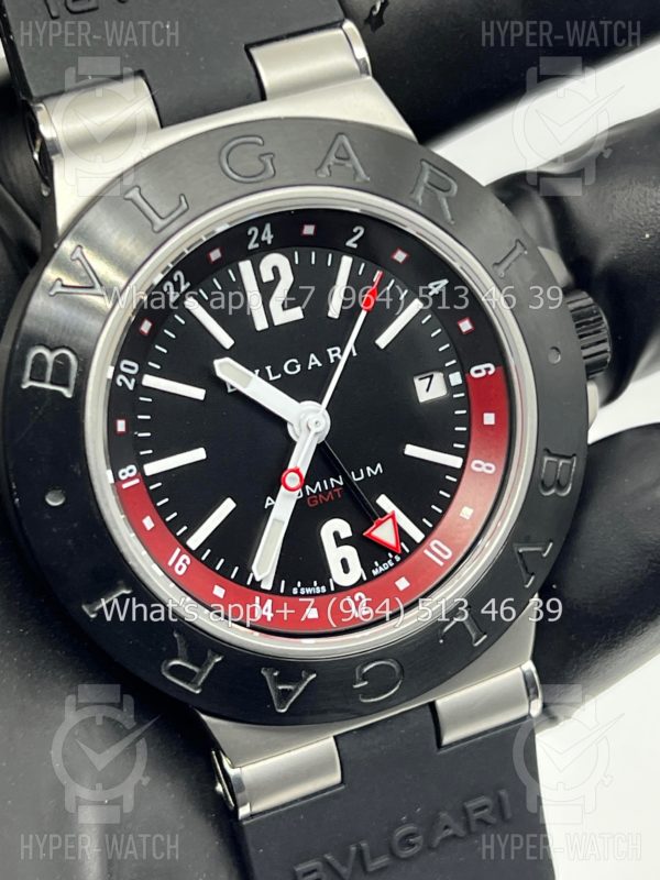 Фото 3 - Bvlgari Diagono Aluminium GMT 40mm Art 8250