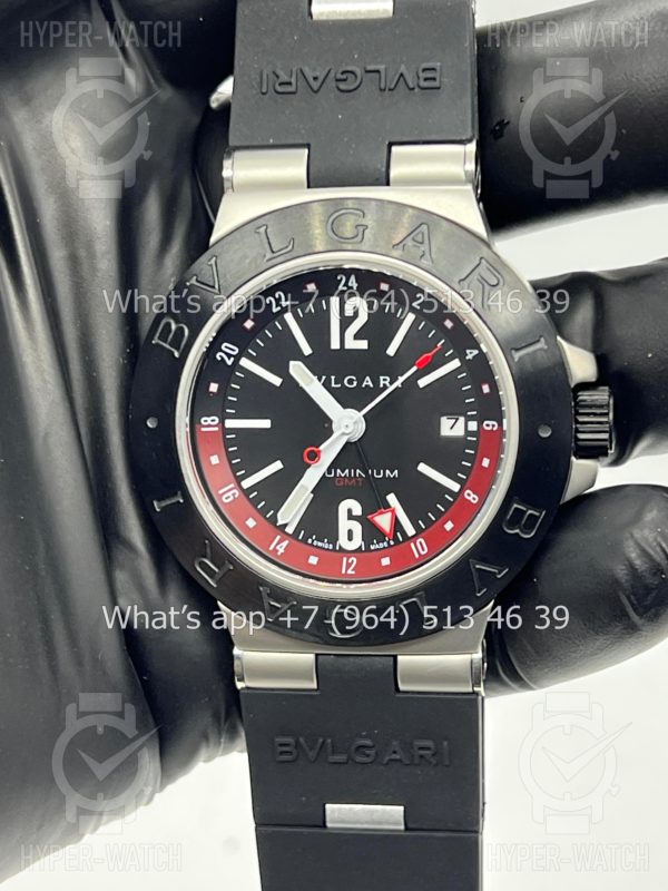 Фото 4 - Bvlgari Diagono Aluminium GMT 40mm Art 8250