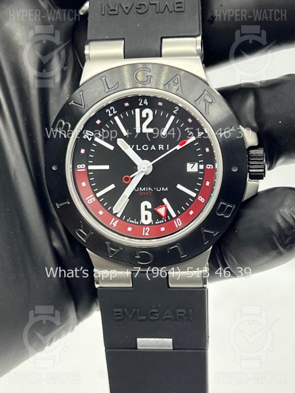 Фото 5 - Bvlgari Diagono Aluminium GMT 40mm Art 8250