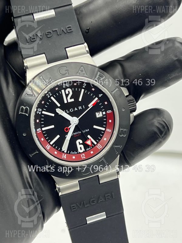 Фото 6 - Bvlgari Diagono Aluminium GMT 40mm Art 8250