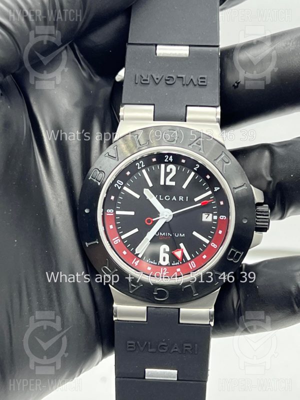 Фото 7 - Bvlgari Diagono Aluminium GMT 40mm Art 8250