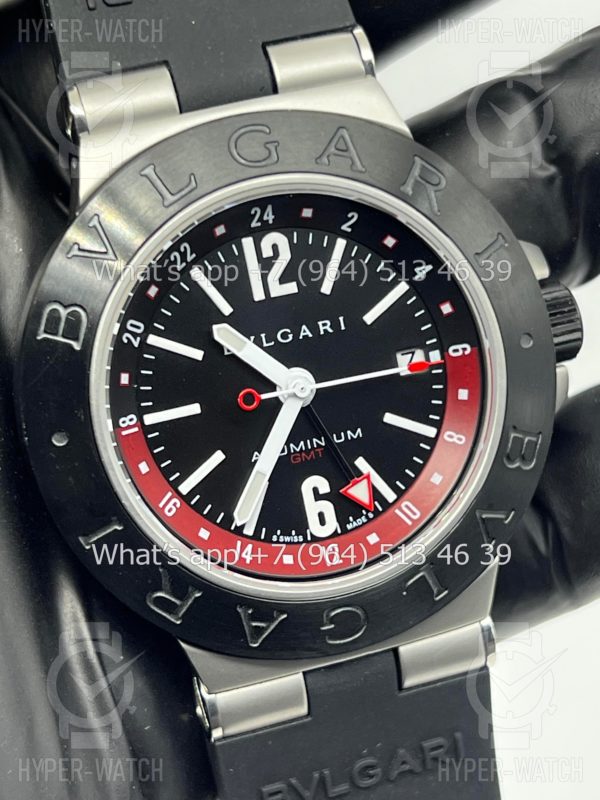 Фото 8 - Bvlgari Diagono Aluminium GMT 40mm Art 8250