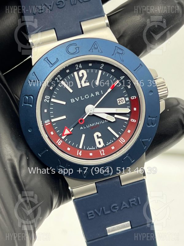 Фото 8 - Bvlgari Diagono Aluminium GMT 40mm Art 8251