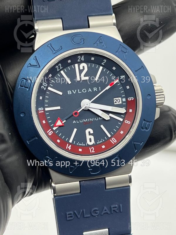 Фото 9 - Bvlgari Diagono Aluminium GMT 40mm Art 8251