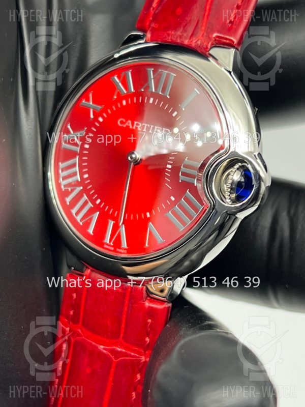 Фото 6 - Cartier Ballon Bleu de Cartier 36mm Red