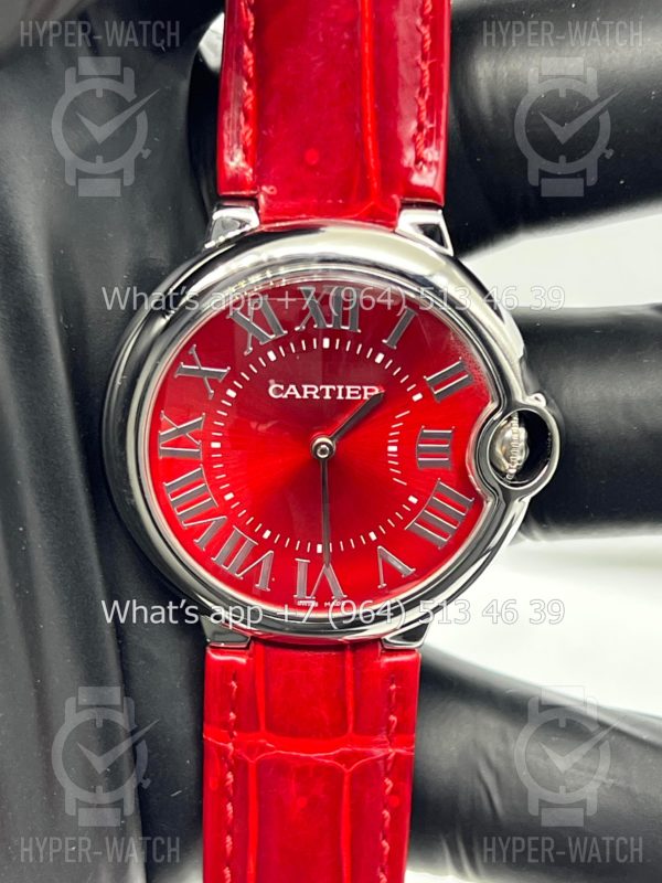 Фото 9 - Cartier Ballon Bleu de Cartier 36mm Red