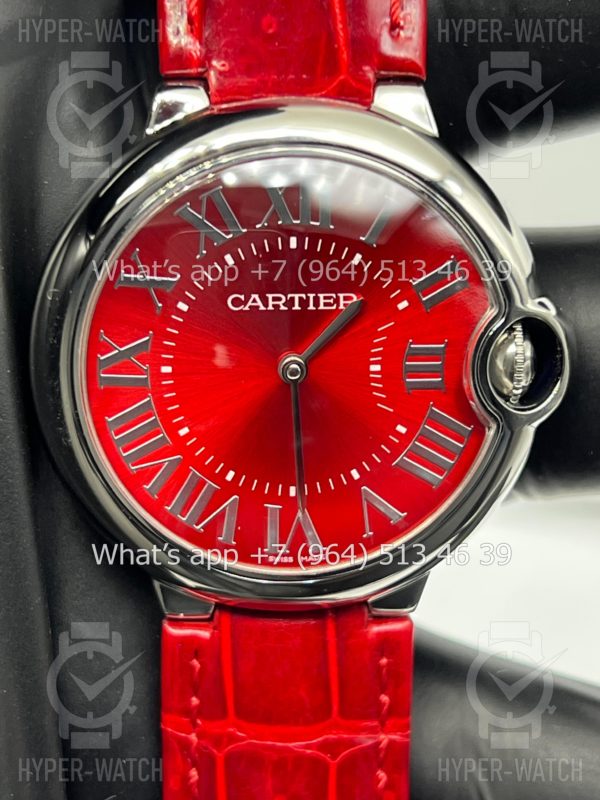 Фото 10 - Cartier Ballon Bleu de Cartier 36mm Red