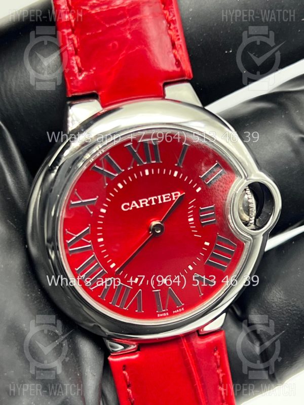 Фото 4 - Cartier Ballon Bleu de Cartier 33mm Red